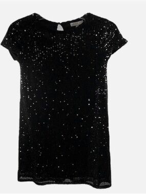 GB girls Black Sequin Party Dress